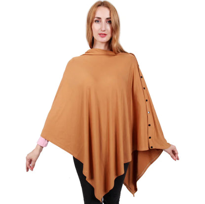 Button Nursing Scarf, Multi-Function Baby Care Cover