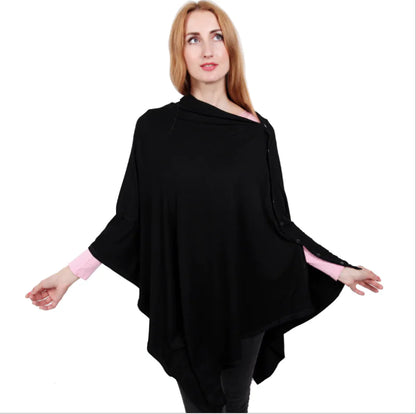 Button Nursing Scarf, Multi-Function Baby Care Cover