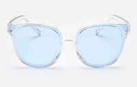 Transparent white blue